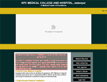Tablet Screenshot of kpcmedicalcollege.org